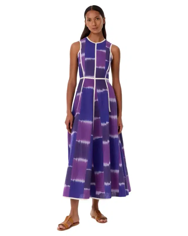 Clodette Dress in Warp Ikat