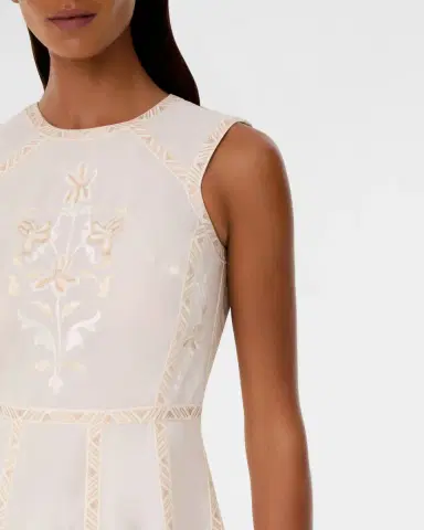 Emporio Sirenuse Clodette Dress with Iris Embroidery | Thumbnail 7 Emporio Sirenuse Clodette Dress with Iris Embroidery | Thumbnail 7