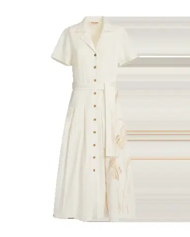 Emporio Sirenuse Daria Dress with Sand Flowers Embroidery | Thumbnail 5 Emporio Sirenuse Daria Dress with Sand Flowers Embroidery | Thumbnail 5