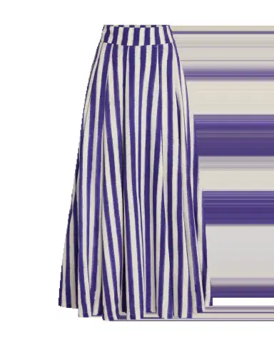Emporio Sirenuse Flaminia Skirt in Ikat Stripes | Thumbnail 11 Emporio Sirenuse Flaminia Skirt in Ikat Stripes | Thumbnail 11