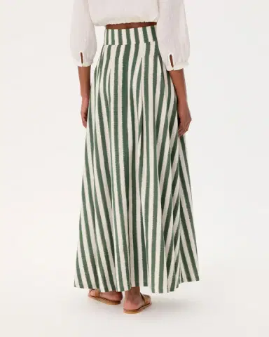 Emporio Sirenuse Flaminia Skirt in Ikat Stripes | Thumbnail 4 Emporio Sirenuse Flaminia Skirt in Ikat Stripes | Thumbnail 4