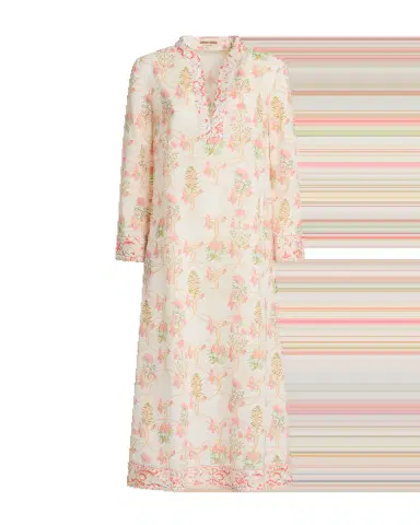 Emporio Sirenuse Giada Caftan in Rose Garden Print | Thumbnail 5