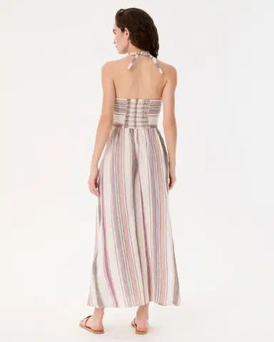 Emporio Sirenuse Johanna Dress in Ping Pong Stripes | Thumbnail 4