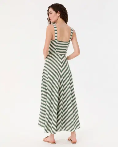 Emporio Sirenuse Margherita Dress in Ikat Stripes | Thumbnail 4 Emporio Sirenuse Margherita Dress in Ikat Stripes | Thumbnail 4