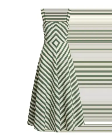 Emporio Sirenuse Margherita Dress in Ikat Stripes | Thumbnail 5 Emporio Sirenuse Margherita Dress in Ikat Stripes | Thumbnail 5