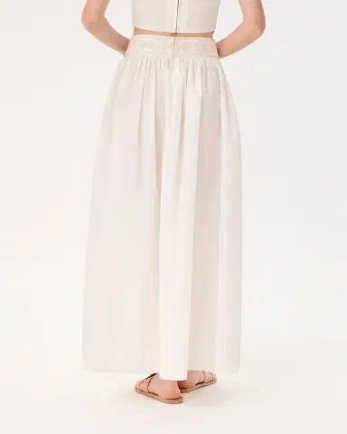 Emporio Sirenuse Ombretta Skirt with Iris Embroidery | Thumbnail 10 Emporio Sirenuse Ombretta Skirt with Iris Embroidery | Thumbnail 10