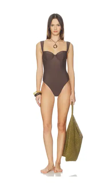 Simkhai Kyle Bustier One Piece Swimsuit | Thumbnail 1 Simkhai Kyle Bustier One Piece Swimsuit | Thumbnail 1
