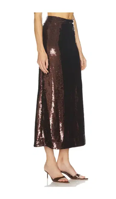 L'Academie Veleda Sequin Maxi Skirt | Thumbnail 2