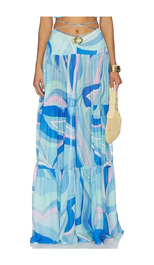 Song Orchid Maxi Skirt