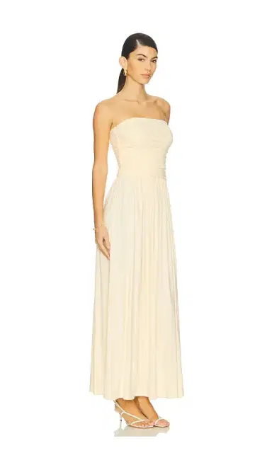Runaway The Label Malone Ruched Strapless Maxi Dress | Thumbnail 2