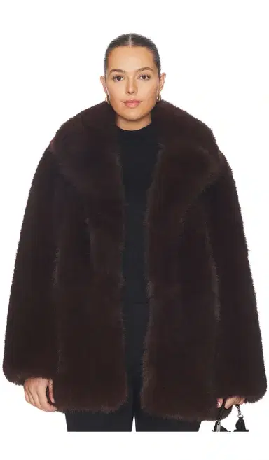 L'Academie Gamine Faux Fur Jacket | Thumbnail 2