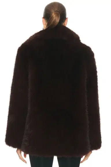 L'Academie Gamine Faux Fur Jacket | Thumbnail 6