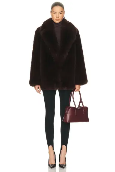 L'Academie Gamine Faux Fur Jacket | Thumbnail 7