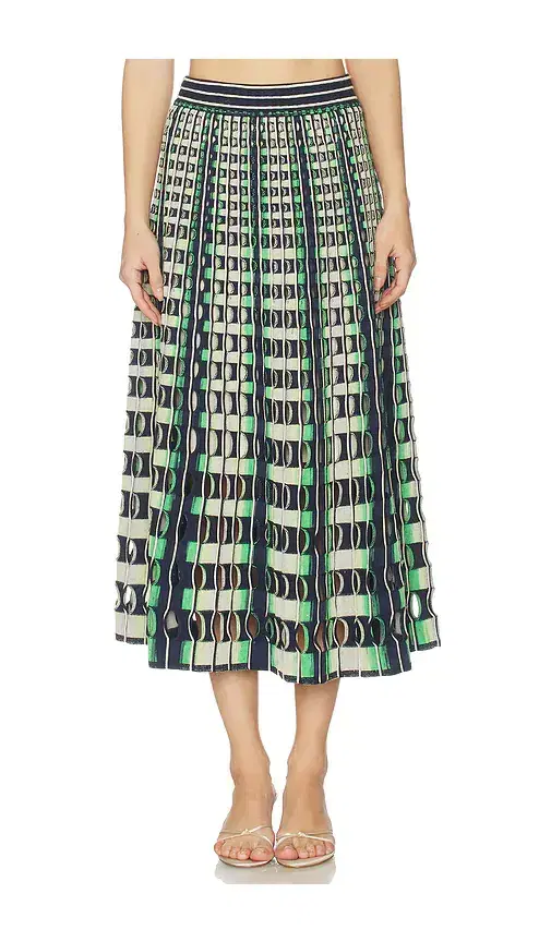 SIMKHAI Drue Midi Skirt