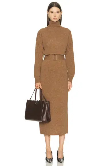 L'Academie Leslia Belted Midi Dress | Thumbnail 3 L'Academie Leslia Belted Midi Dress | Thumbnail 3