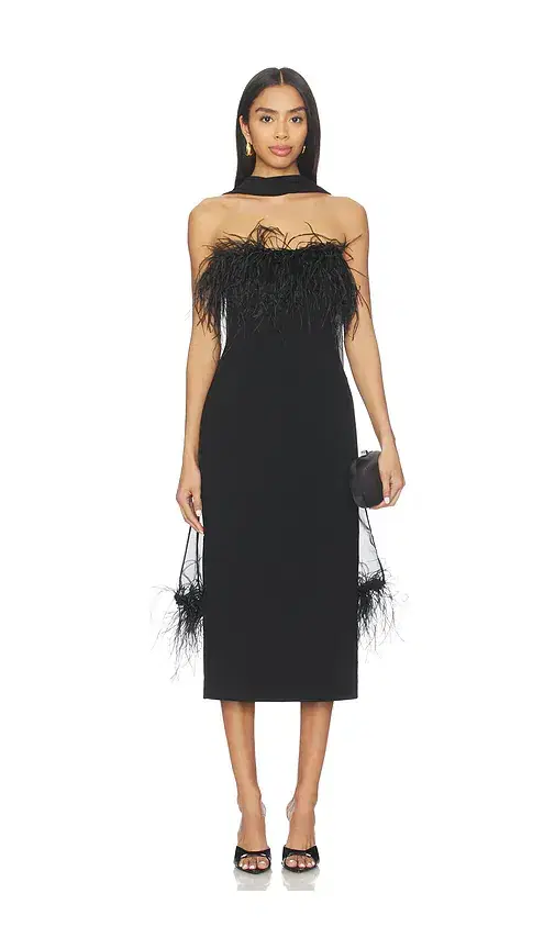 L'Academie Eirah Midi Dress