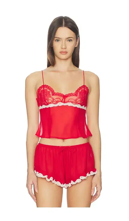For Love & Lemons Fiona Lace Camisole Top