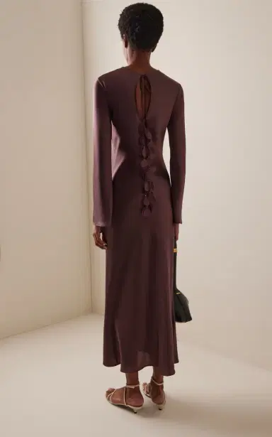 By Malene Birger Parisa Silk Maxi Dress | Thumbnail 4 By Malene Birger Parisa Silk Maxi Dress | Thumbnail 4