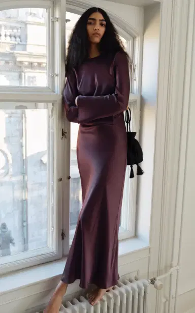 By Malene Birger Parisa Silk Maxi Dress | Thumbnail 5 By Malene Birger Parisa Silk Maxi Dress | Thumbnail 5