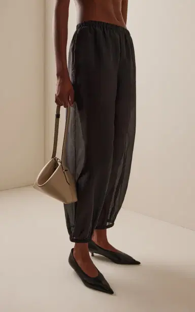 By Malene Birger Lumas Cotton-Blend Balloon Pants | Thumbnail 4