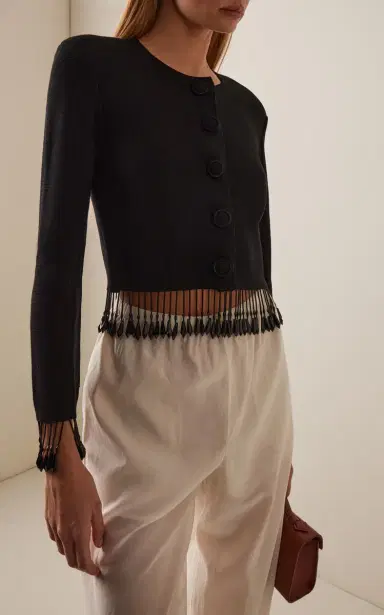 By Malene Birger Shelly Beaded Knit Jacket | Thumbnail 2 By Malene Birger Shelly Beaded Knit Jacket | Thumbnail 2