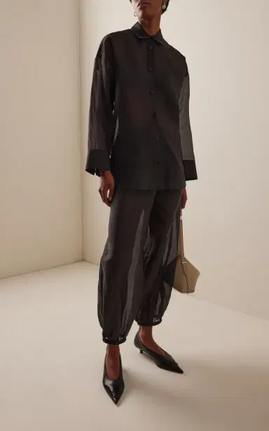By Malene Birger Derris Cotton-Blend Organza Shirt | Thumbnail 3 By Malene Birger Derris Cotton-Blend Organza Shirt | Thumbnail 3