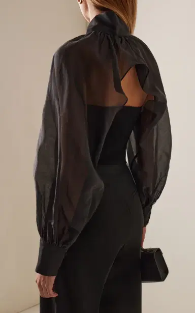 By Malene Birger Canny Cotton-Blend Bolero Top | Thumbnail 4 By Malene Birger Canny Cotton-Blend Bolero Top | Thumbnail 4