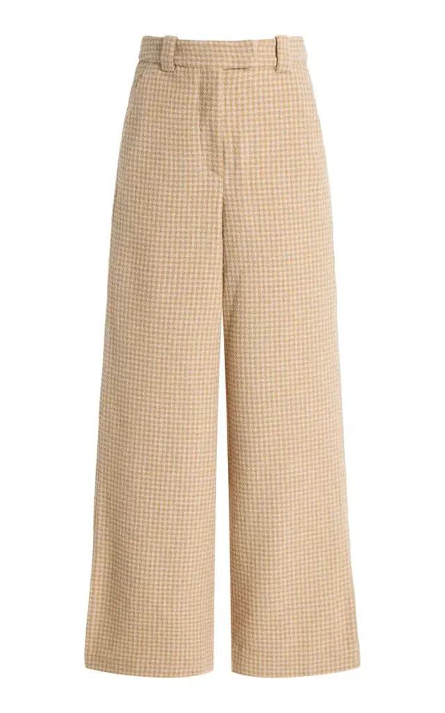 By Malene Birger Cimas Mid-Rise Wide-Leg Pants