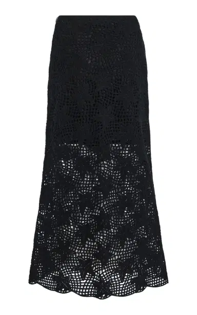 By Malene Birger Roz Cotton Crochet Midi Skirt | Thumbnail 5 By Malene Birger Roz Cotton Crochet Midi Skirt | Thumbnail 5