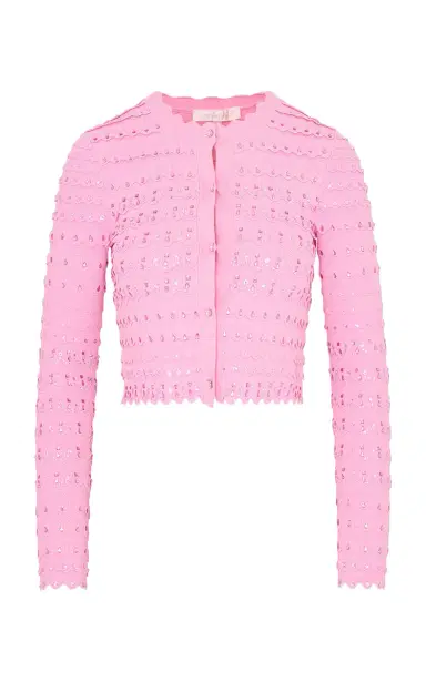 LoveShackFancy Ferris Embellished Cardigan | Thumbnail 3