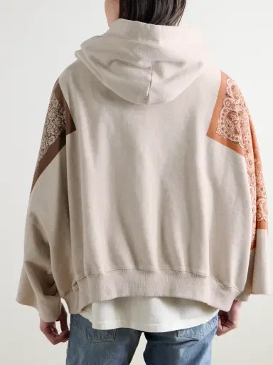 KAPITAL Bandana-Print Cotton-Jersey Hoodie - Men | Thumbnail 3