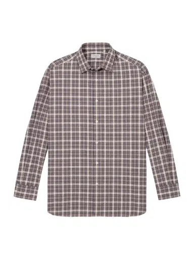 Charvet Checked Cotton-Flannel Shirt - Men | Thumbnail 1