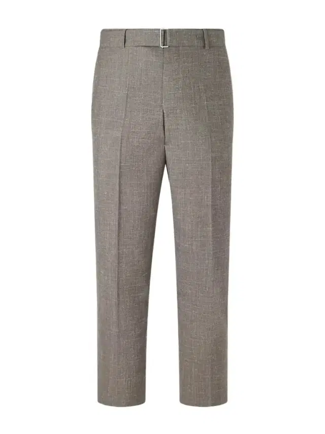 Straight-Leg Virgin Wool, Silk and Linen-Blend Trousers - Men
