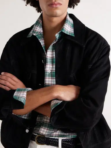 Charvet Checked Cotton-Flannel Shirt - Men | Thumbnail 6 Charvet Checked Cotton-Flannel Shirt - Men | Thumbnail 6