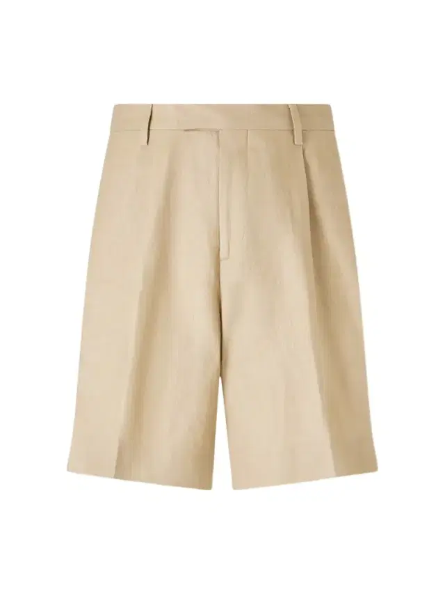 Straight-Leg Pleated Twill Shorts - Men Straight-Leg Pleated Twill Shorts - Men