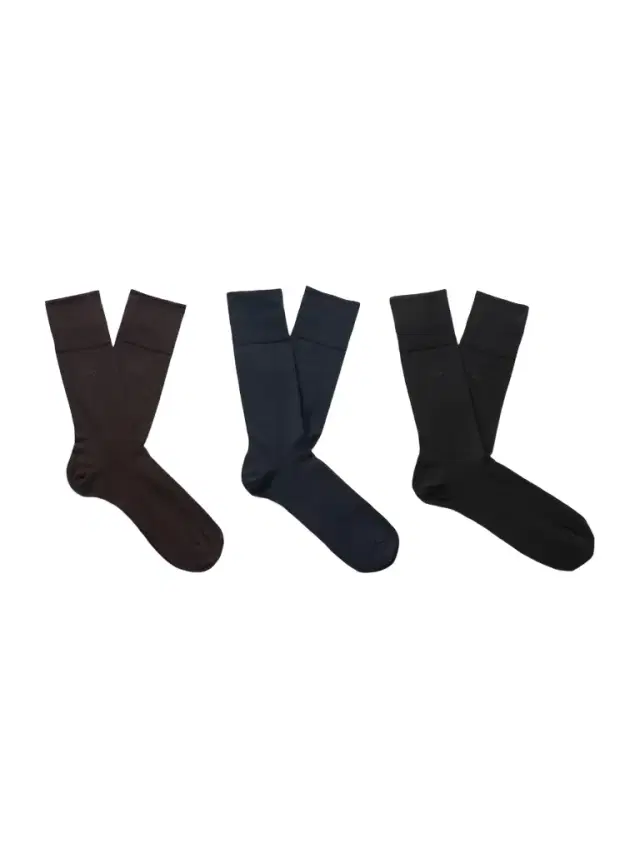 Pack of Six Cotton-Blend Socks - Men
