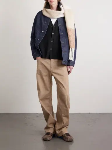 Loewe Anagram-Jacquard Wool-Blend Cardigan - Men | Thumbnail 2 Loewe Anagram-Jacquard Wool-Blend Cardigan - Men | Thumbnail 2