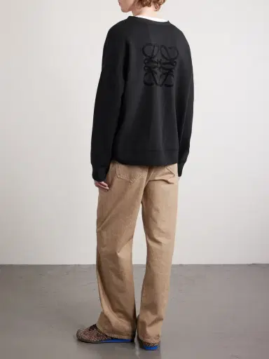 Loewe Anagram-Jacquard Wool-Blend Cardigan - Men | Thumbnail 3 Loewe Anagram-Jacquard Wool-Blend Cardigan - Men | Thumbnail 3