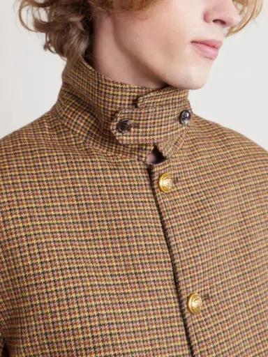 Valentino Garavani Padded Houndstooth Virgin Wool Bomber Jacket - Men | Thumbnail 5 Valentino Garavani Padded Houndstooth Virgin Wool Bomber Jacket - Men | Thumbnail 5