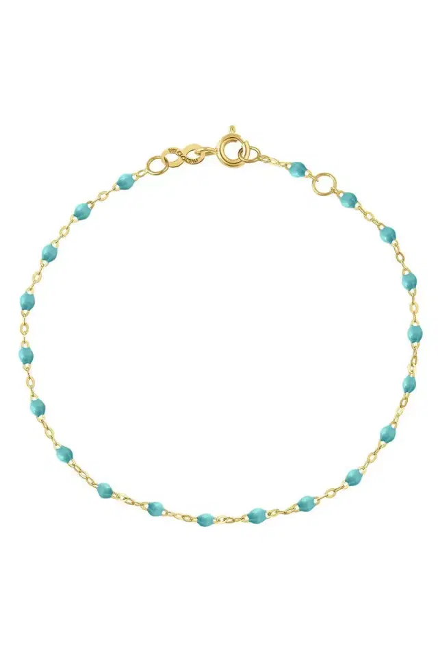 Gigi Clozeau Classic Gigi Anklet - Turquoise Green