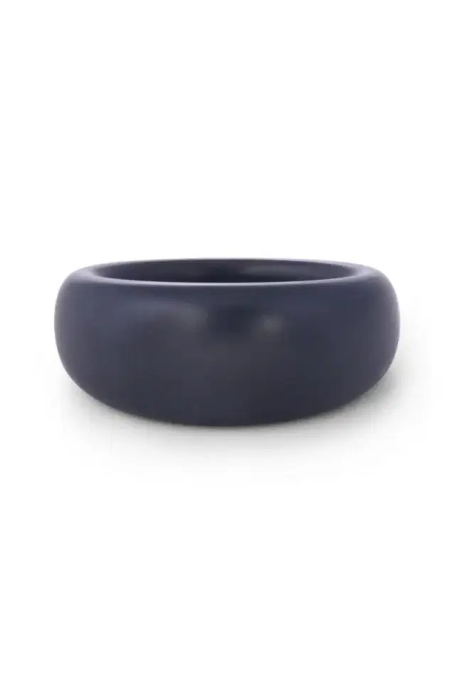 SIDNEY GARBER French Dome Ring - 10mm - Titanium