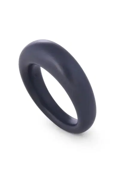 SIDNEY GARBER French Dome Ring - 7mm - Titanium | Thumbnail 1