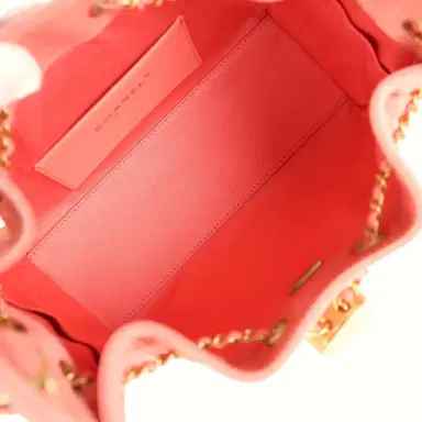 Chanel Chanel Mini 25 Hobo Bag Pink Suede Antique Gold Hardware | Thumbnail 8 Chanel Chanel Mini 25 Hobo Bag Pink Suede Antique Gold Hardware | Thumbnail 8