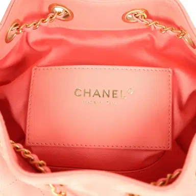 Chanel Chanel Mini 25 Hobo Bag Pink Suede Antique Gold Hardware | Thumbnail 9 Chanel Chanel Mini 25 Hobo Bag Pink Suede Antique Gold Hardware | Thumbnail 9
