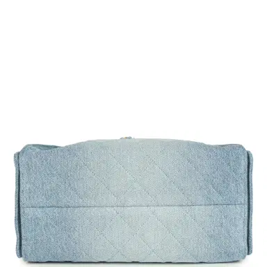 Chanel Chanel Small 25 Hobo Bag Light Blue Washed Denim Antique Gold Hardware | Thumbnail 6 Chanel Chanel Small 25 Hobo Bag Light Blue Washed Denim Antique Gold Hardware | Thumbnail 6