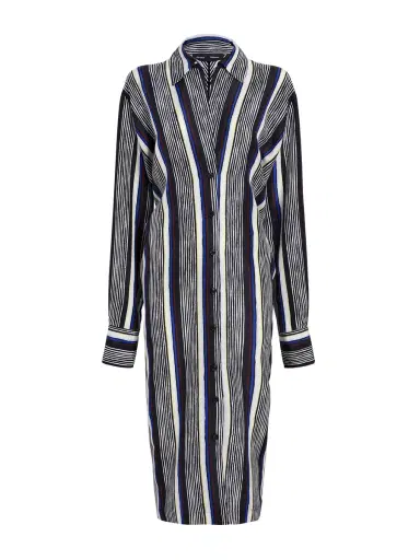 Proenza Schouler Amira Printed Silk Habotai Shirtdress | Thumbnail 1 Proenza Schouler Amira Printed Silk Habotai Shirtdress | Thumbnail 1