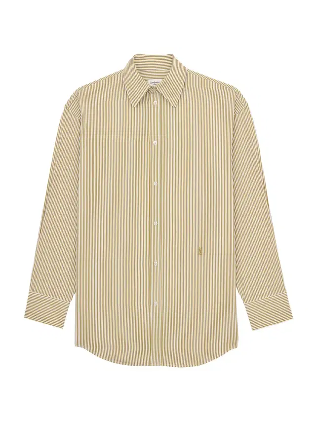 Striped Cotton Poplin Cassandre Shirt