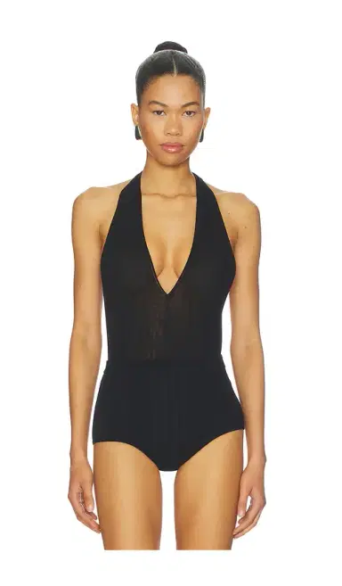 The Attico Deep V Bodysuit | Thumbnail 2