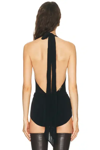 The Attico Deep V Bodysuit | Thumbnail 5