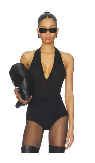 The Attico Deep V Bodysuit | Thumbnail 1